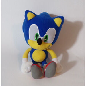Sonic The Hedgehog Plush Toy - Blue Sonic Plush Toy – 12'' Super Soft Stuffed